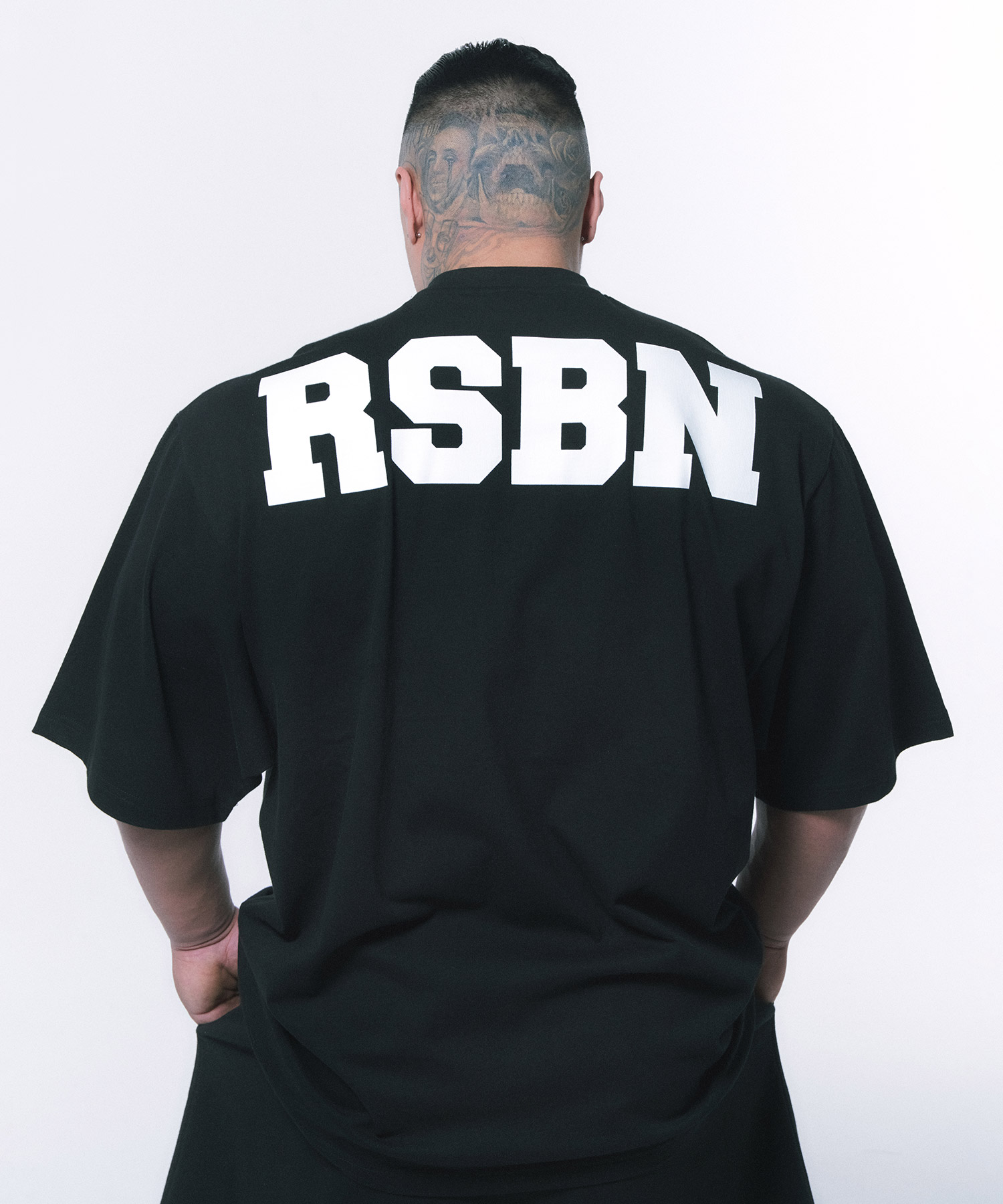RSBN OVER FIT T-SHIRTS [BLACK]